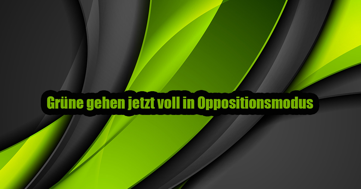 09.03. GRUENE OPPOSITIONSMODUS