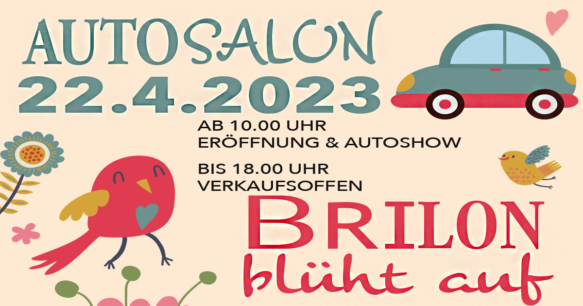 23.03. BRILON BLUEHT AUF AUTOSALON