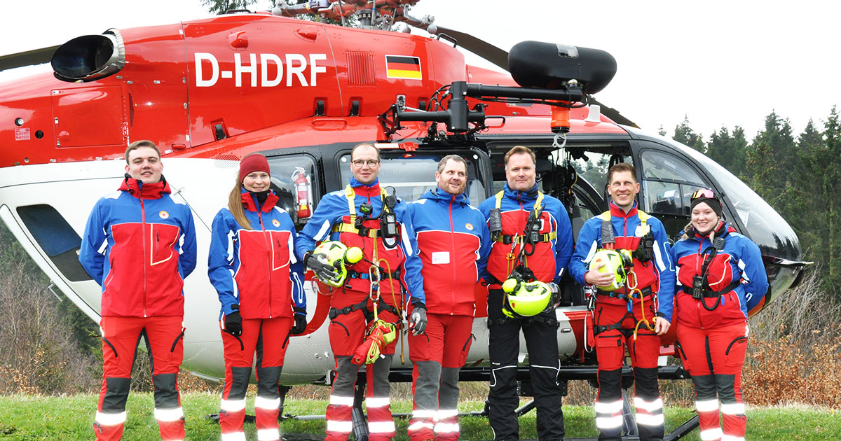 BERGWACHT DRF LUFTRETTUNG IN WINTERBERG