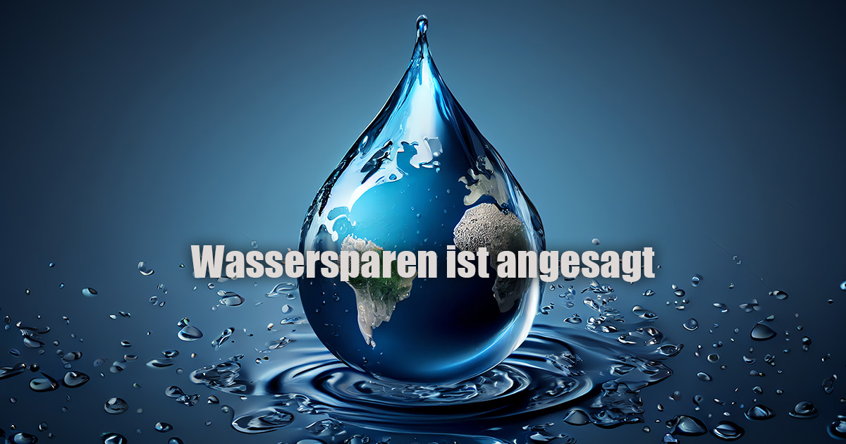 WASSERSPAREN IST ANGESAGT