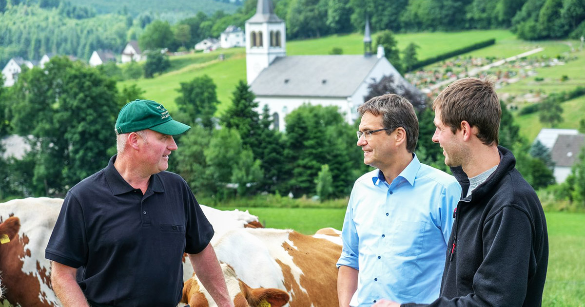 HOFFNUNGSSCHIMMER FUER HEIMISCHE LANDWIRTE PETER LIESE TOTALLOKAL