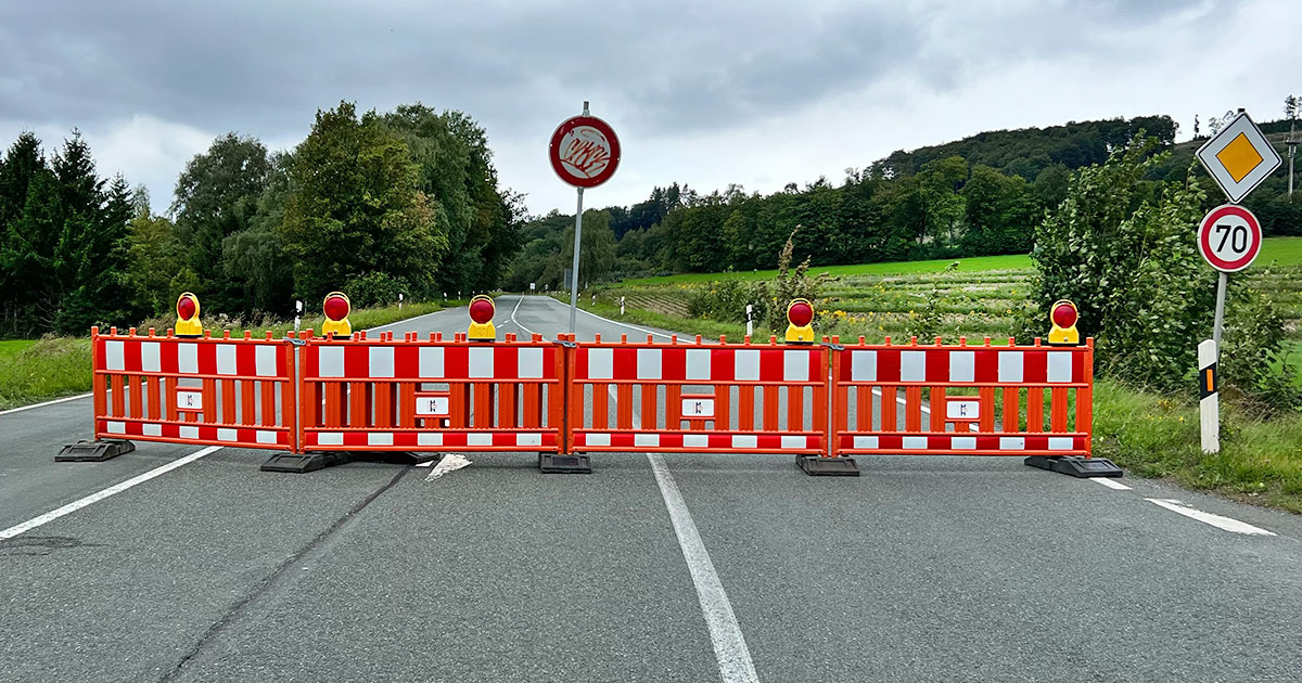 BAUSTELLE LANGENBEFRG ALLES DICHT