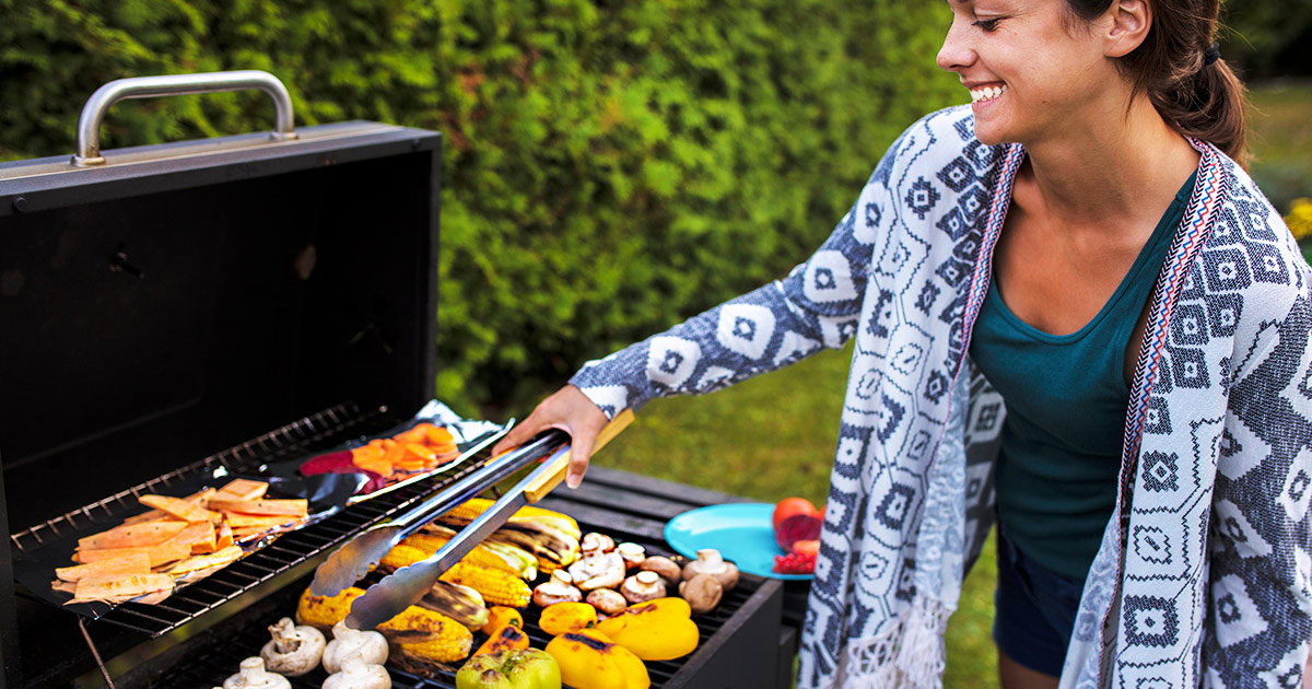 GESUENDER GRILLEN MEHR GEMUESE