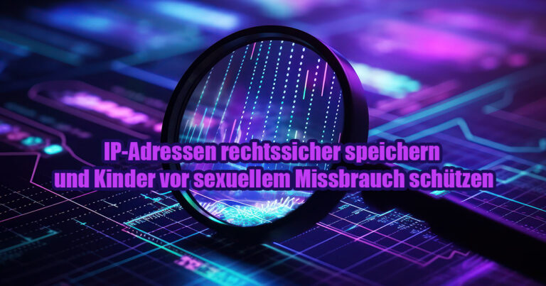 IP ADRESSEN SPEICHERN