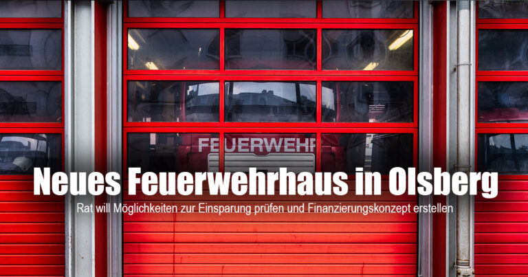 NEUES FEUERWEHRHAUS IN OLSBERG