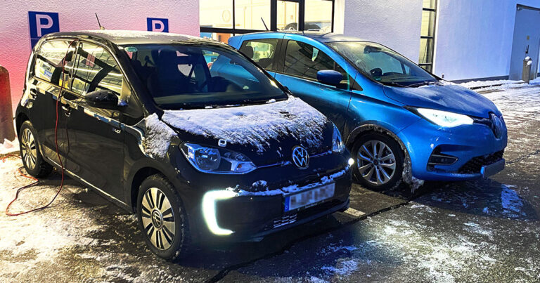 E AUTOS IM WINTER