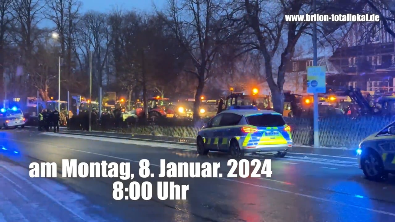 DEMONSTRATION DER BRILONER LANDWIRTE AM 8.01.2024 1