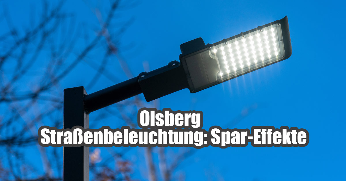 OLSBERG STRASSENBELEUCHTUNG SPAR EFFEKTE