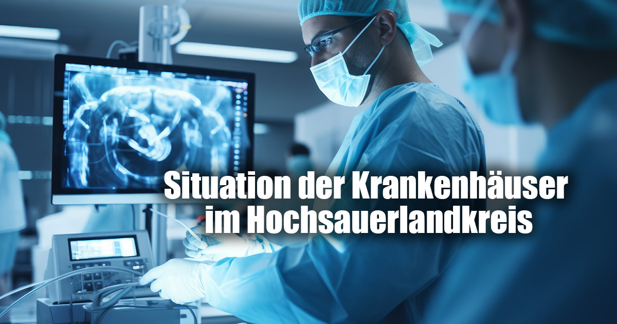 SITUATION DER KRANKENHAEUSER IM HOCHSAUERLANDKREIS