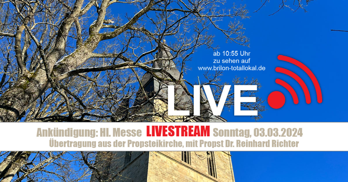 ANKUENDIGUNG GOTTESDIENST AM 3.3.2024