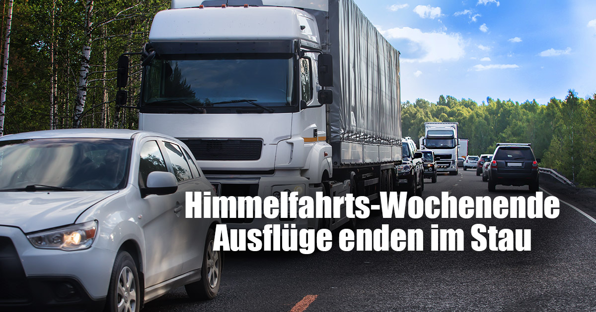 HIMMELFAHRTS WOCHENENDE AUSFLUEGE ENDEN IM STAU