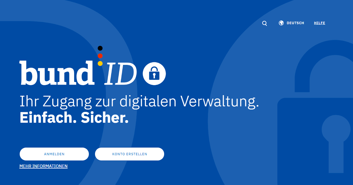 BUNDID LÖST SERVICEKONTO.NRW AB