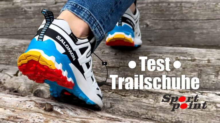 SPORT POINT SCHAUFENSTER. MARION ICH TESTE FUER EUCH TRAILSCHUHE