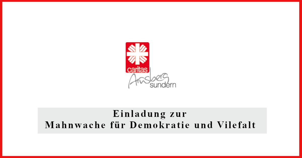 MAHNWACHE FÜR DEMOKRATIE