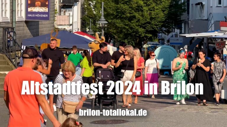 ALTSTADTFEST IN BRILON AM SONNTAG 1.9.2024